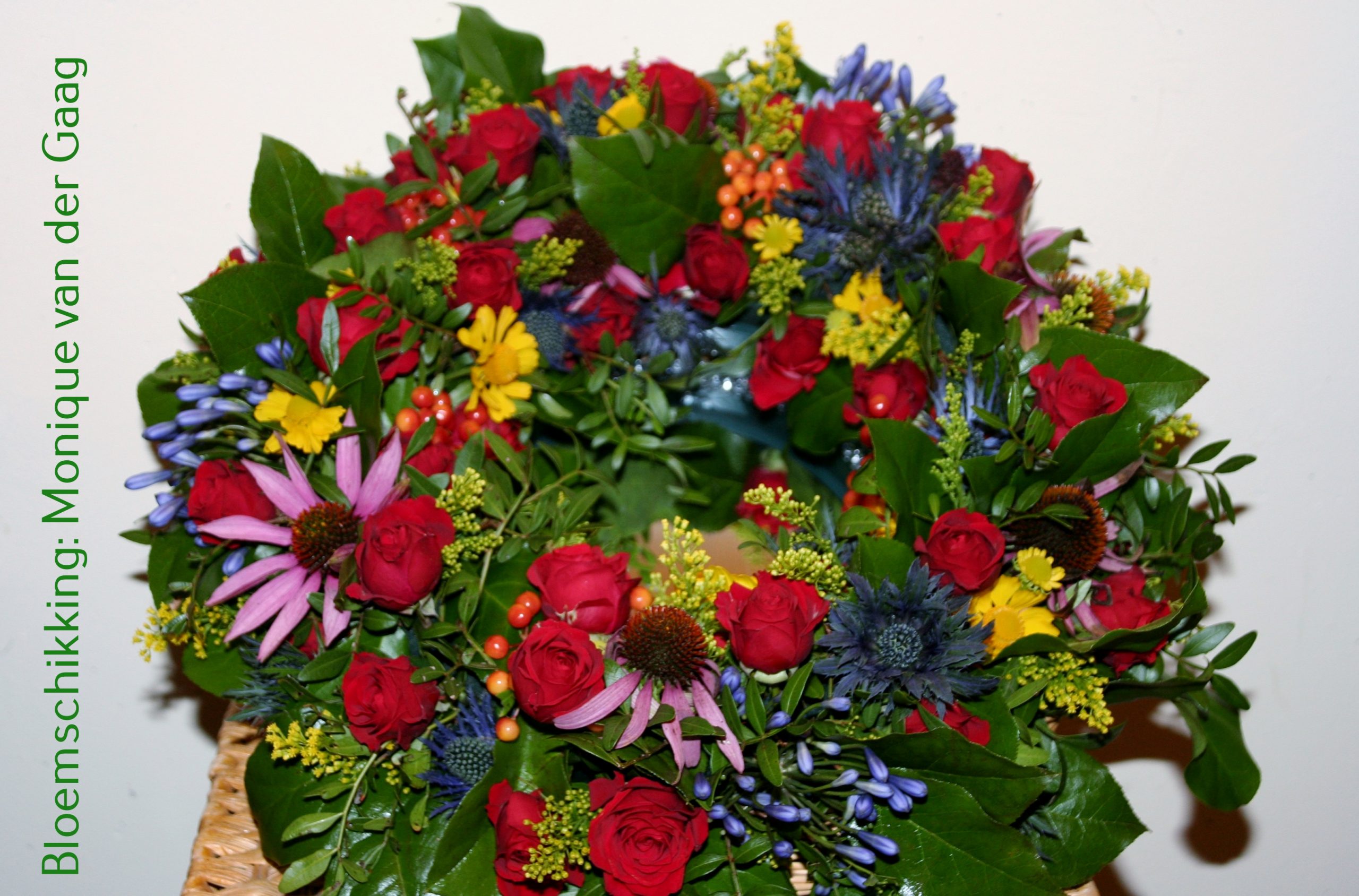 LS rode roos liefde agapanthus spiegel 22-8-2021 eerste zomerdienst
