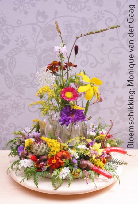 Schepping vol dappere bloemen