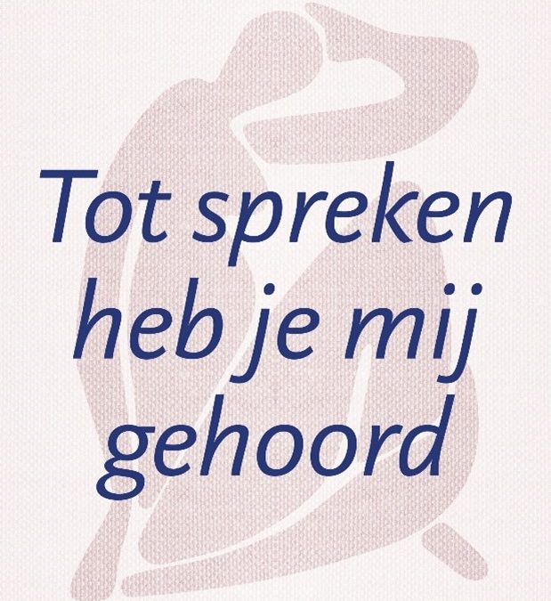 boek: Tot spreken heb je mij gehoord
